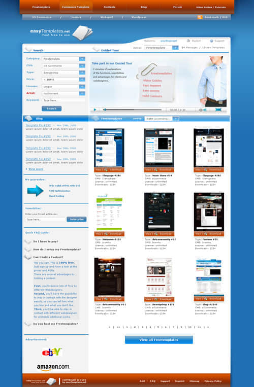 藍(lán)色主調(diào) 61個(gè)網(wǎng)站設(shè)計(jì)實(shí)例與設(shè)計(jì)要點(diǎn)解析